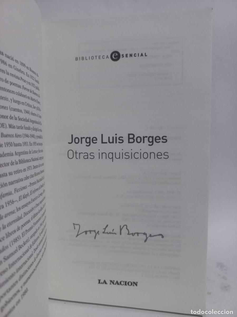 Libros de segunda mano: Jorge Luis Borges - Otras Inquisiciones - 2005 - Foto 2