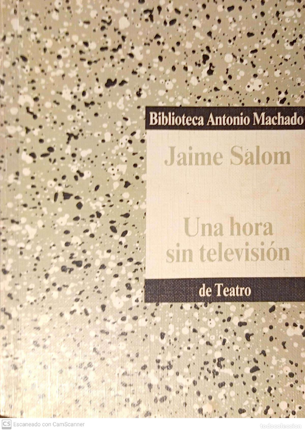 Libros de segunda mano: Una hora sin televisi&oacute;n - Salom, Jaime - Foto 1