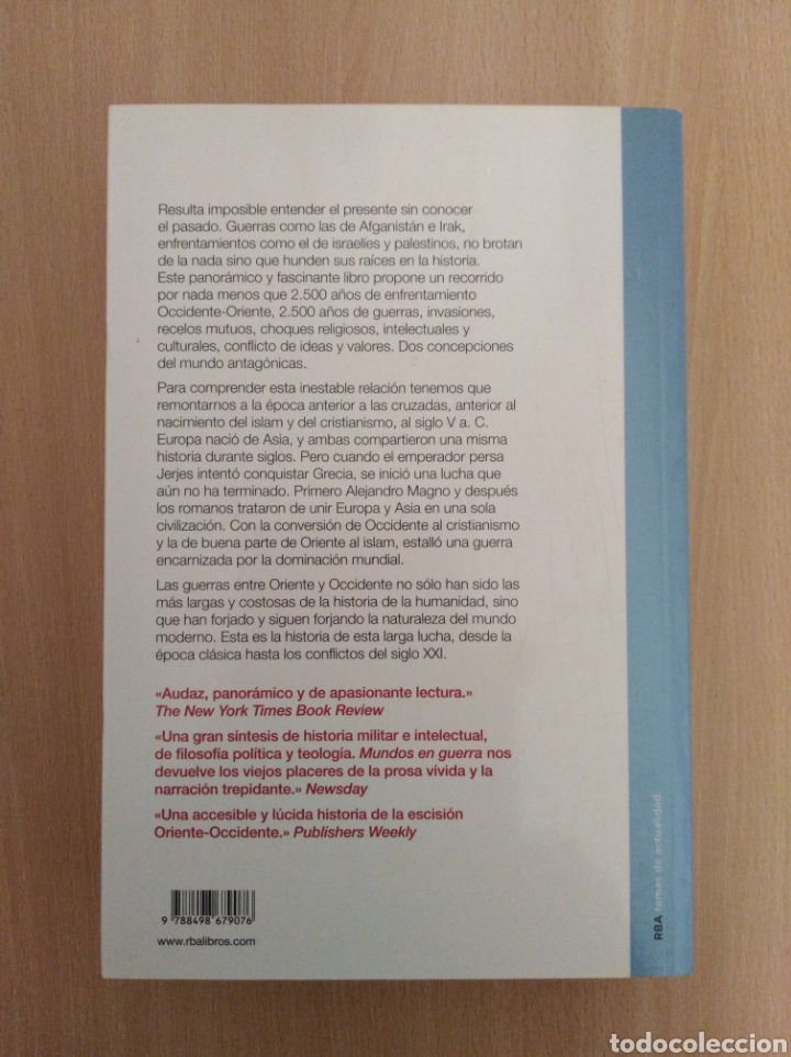 Libros de segunda mano: MUNDOS EN GUERRA. Anthony Padgen. RBA - Foto 2