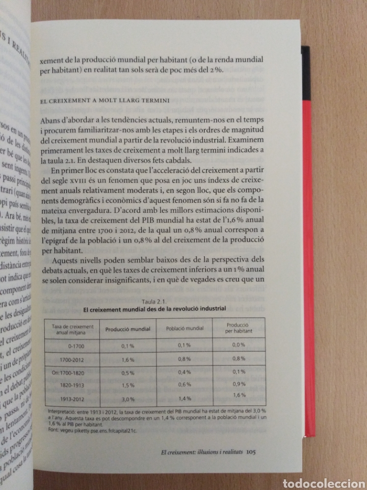 Libros de segunda mano: EL CAPITAL AL SEGLE XXI. Thomas Piketty - Foto 13