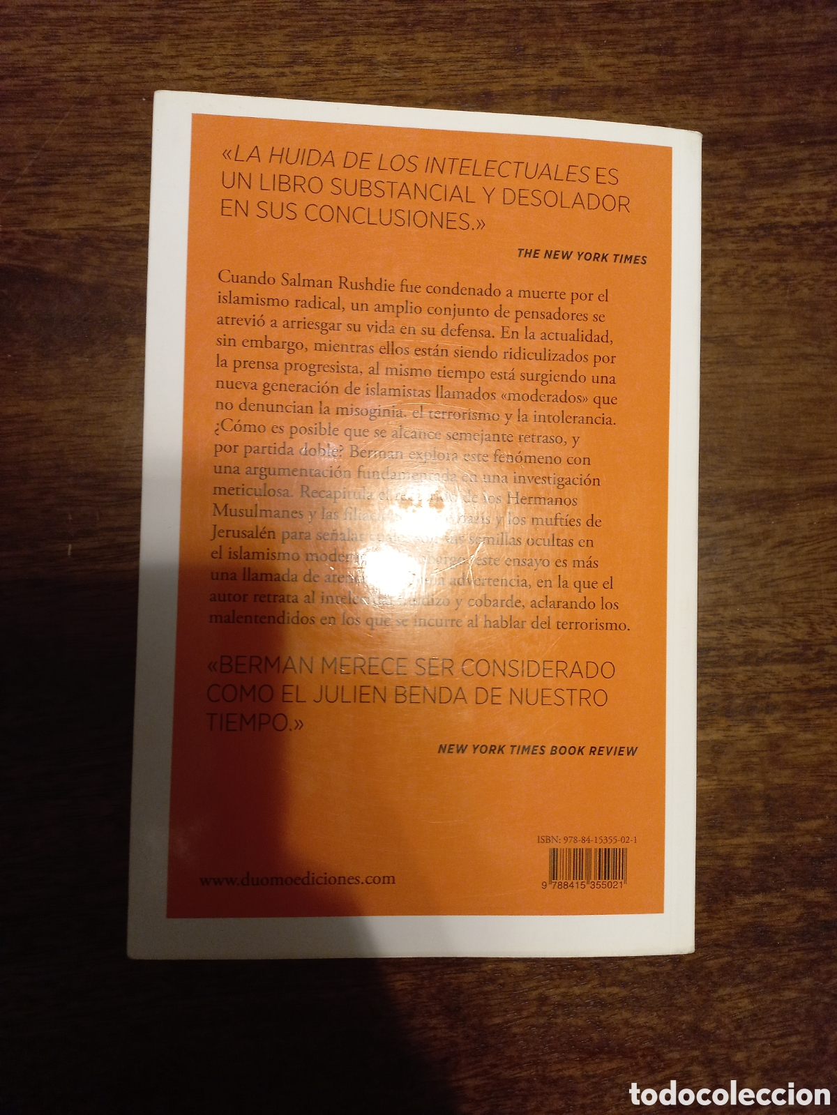 Libros de segunda mano: La huida de los intelectuales, Paul Berman - Foto 2