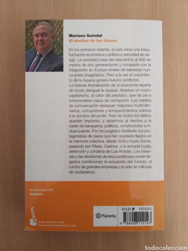 Libros de segunda mano: EL DECLIVE DE LOS DIOSES. Mariano Guindal - Foto 3