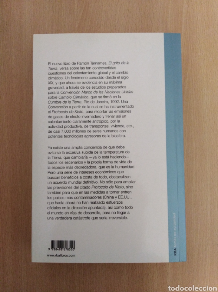 Libros de segunda mano: EL GRITO DE LA TIERRA. Ram&oacute;n Tamames - Foto 2