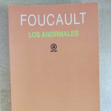 Libros de segunda mano: LOS ANORMALES / MICHEL FOUCAULT / 2018. AKAL