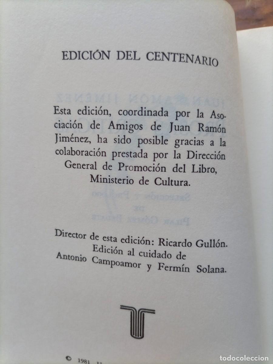 Libros de segunda mano: Juan Ram&oacute;n Jim&eacute;nez Prosas cr&iacute;ticas - Foto 4