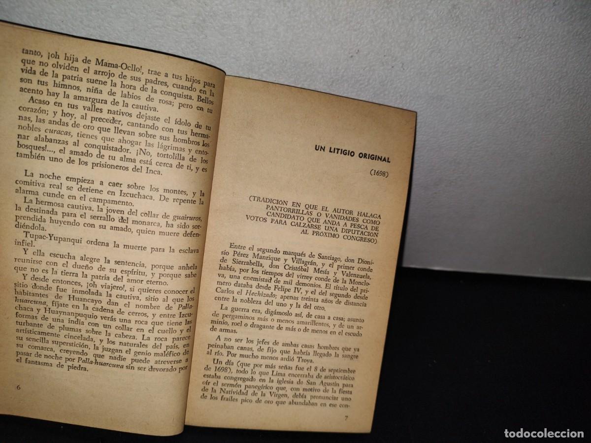 Libros de segunda mano: 77- M&Aacute;S TRADICIONES PERUANAS - RICARDO PALMA - 1966 - Foto 5