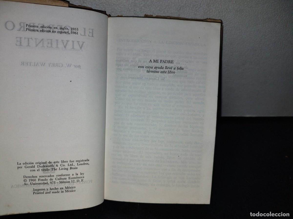 Libros de segunda mano: 78- EL CEREBRO VIVIENTE - W. GREY WALTER - Foto 6
