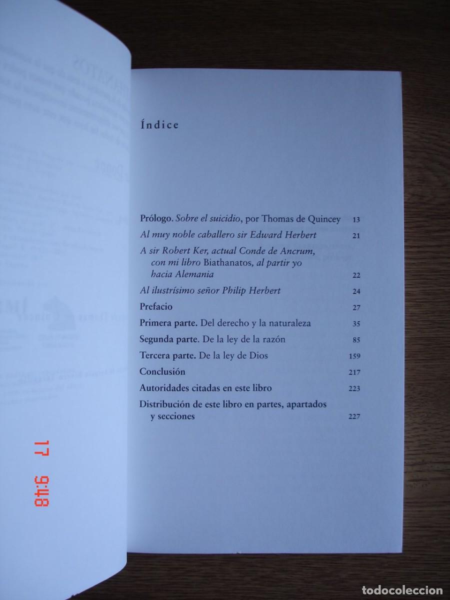 Libros de segunda mano: BIATHANATOS - JOHN DONNE - EL COBRE EDICIONES, 2007 - Foto 4