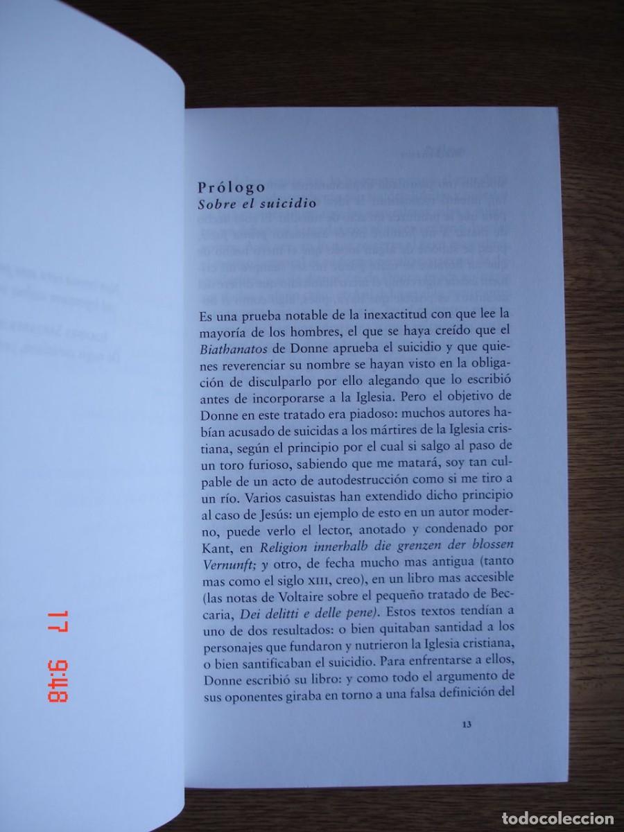 Libros de segunda mano: BIATHANATOS - JOHN DONNE - EL COBRE EDICIONES, 2007 - Foto 5