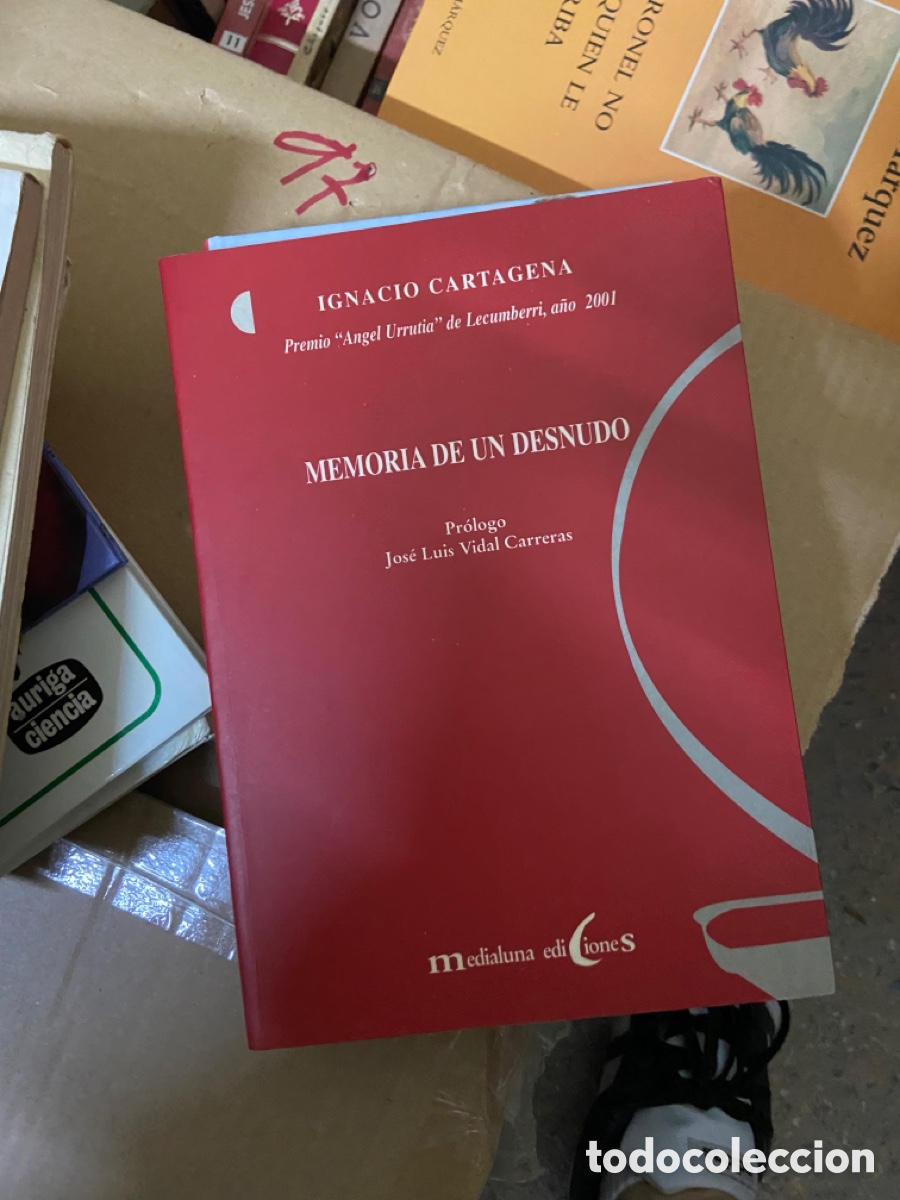 Libros de segunda mano: Caja97 IGNACIO CARTAGENA, MEMORIA DE UN DESNUDO - Foto 1