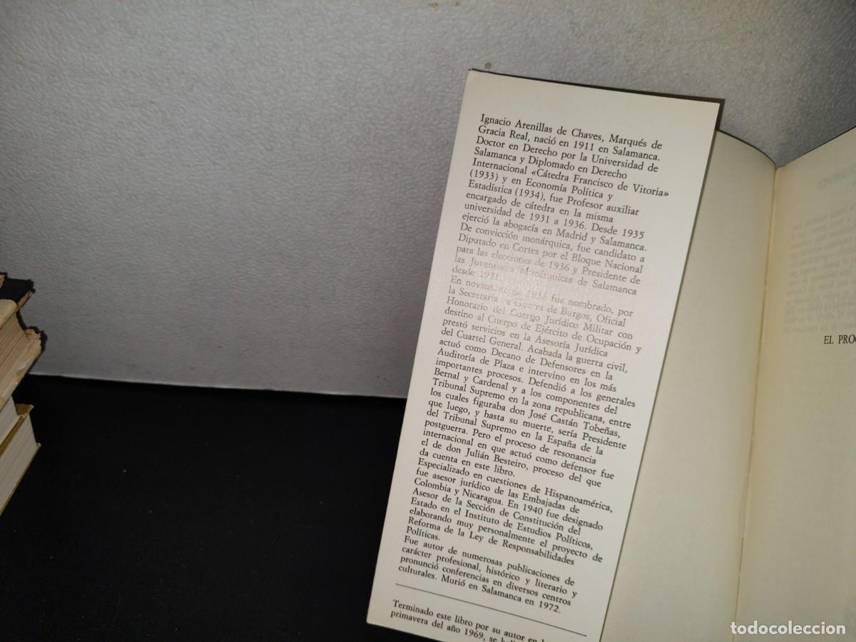 Libros de segunda mano: 76- EL PROCESO DE BESTEIRO - IGNACIO ARENILLAS DE CHAVES - Foto 4