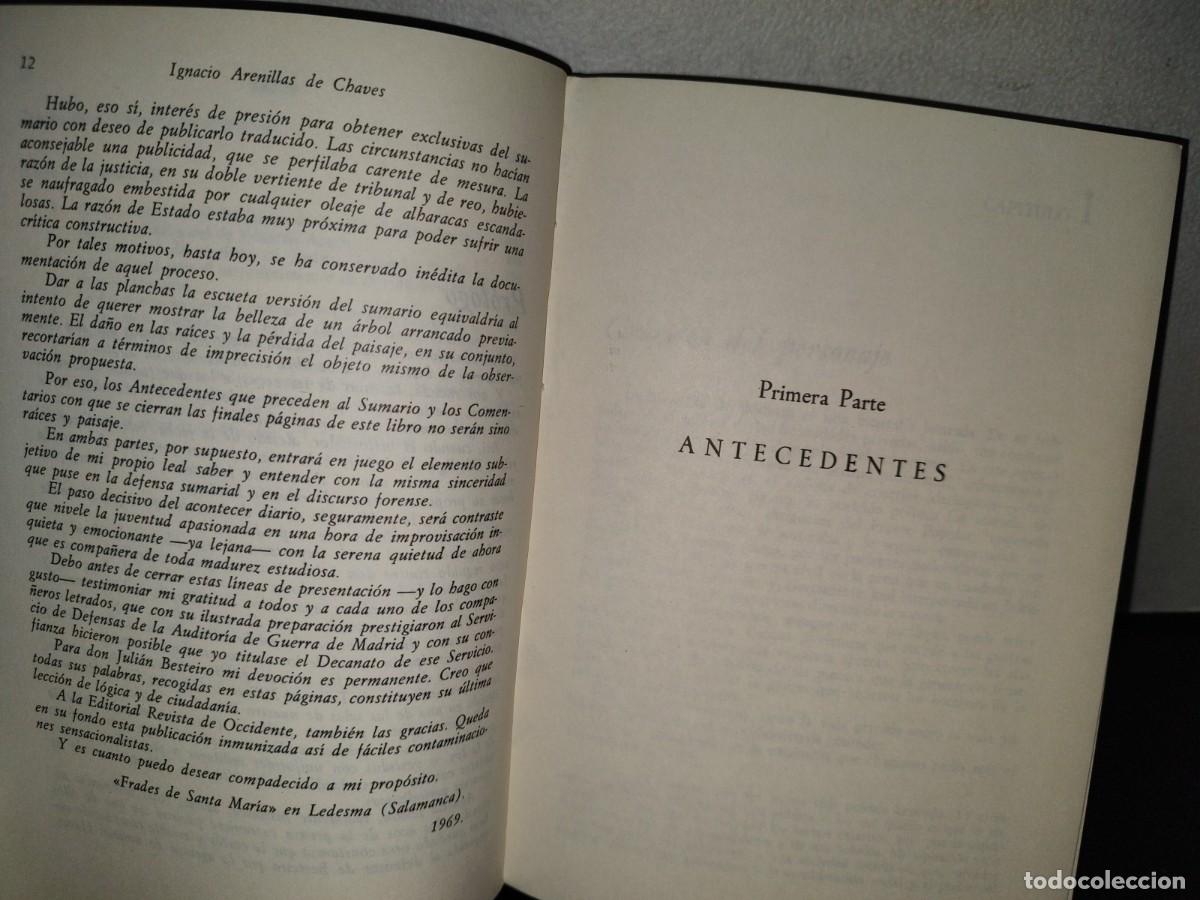Libros de segunda mano: 76- EL PROCESO DE BESTEIRO - IGNACIO ARENILLAS DE CHAVES - Foto 10