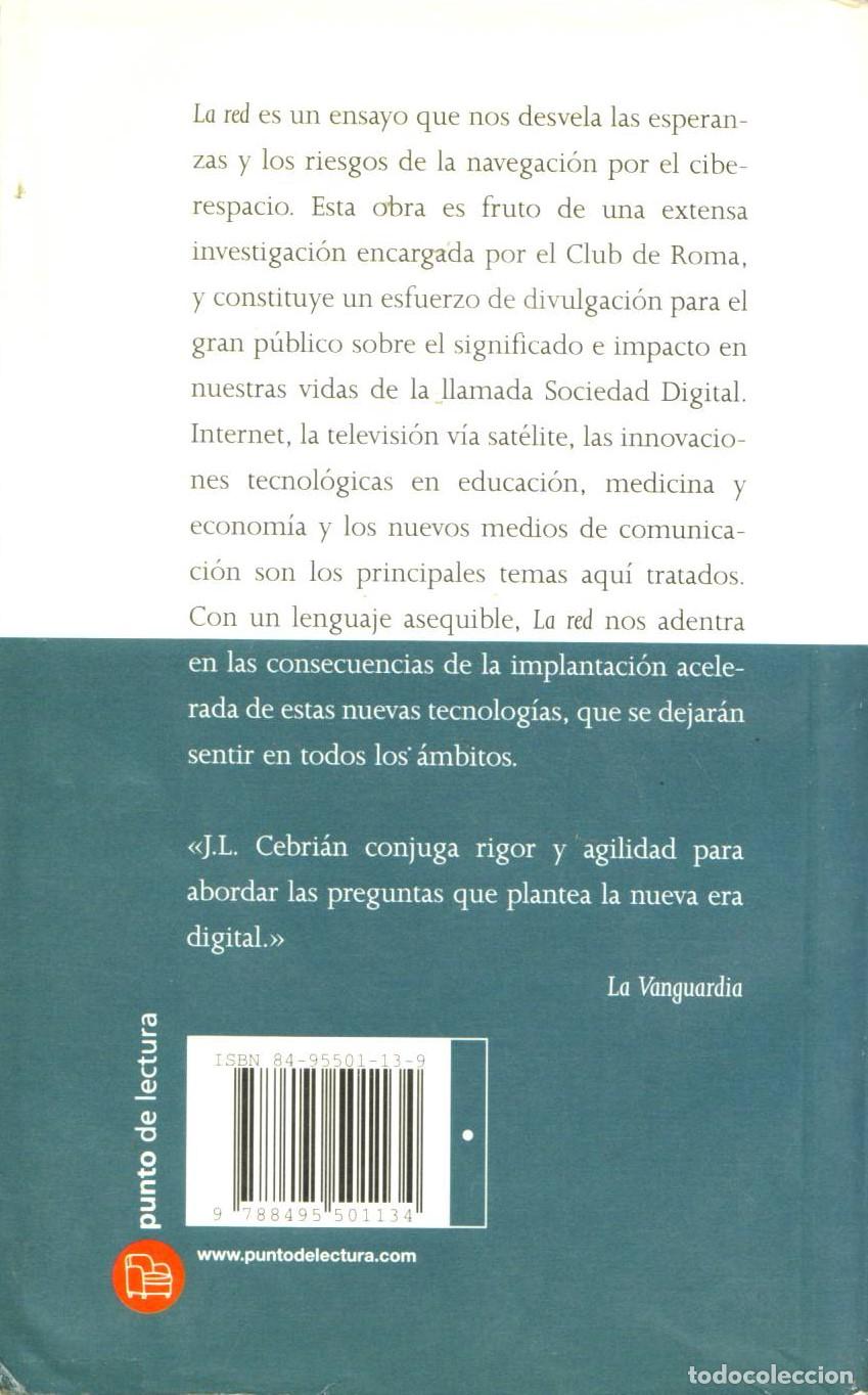 Libros de segunda mano: La red - Cebrian, Juan Luis - Foto 2