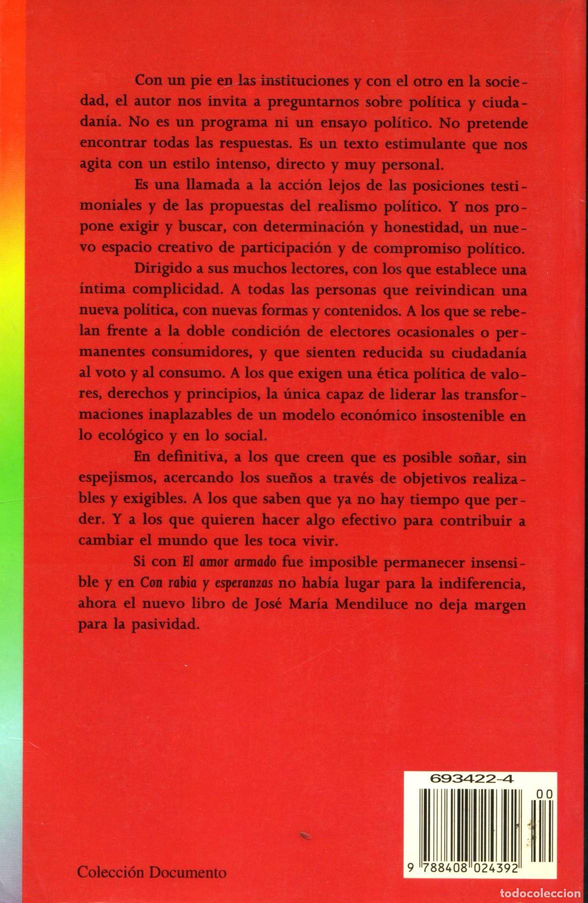 Libros de segunda mano: Tiempo de rebeldes - Mendiluce, Jose Maria - Foto 2
