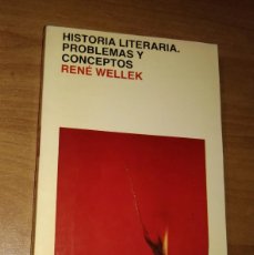 Libri di seconda mano: RENÉ WELLEK - HISTORIA LITERARIA. PROBLEMAS Y CONCEPTOS - LAIA, 1983