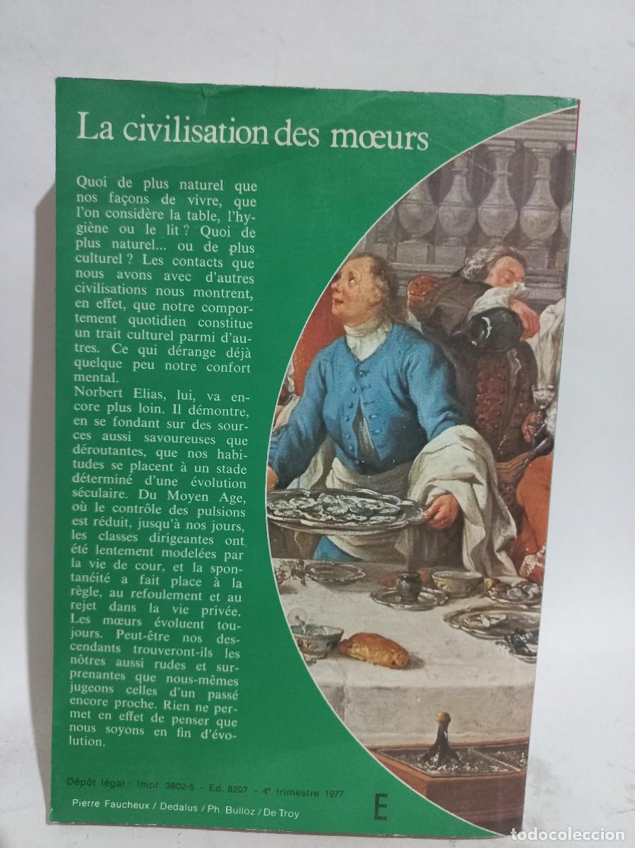 Libros de segunda mano: Norbert Elias - La Civilisation des Moeurs - 1973 - Foto 3