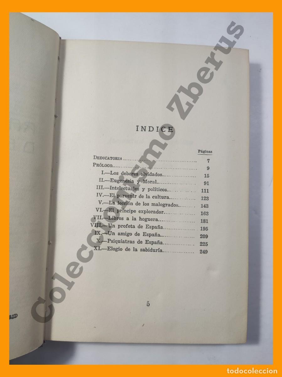 Libros de segunda mano: Raiz y Decoro de Espa&ntilde;a - Gregorio Mara&ntilde;on - Foto 3