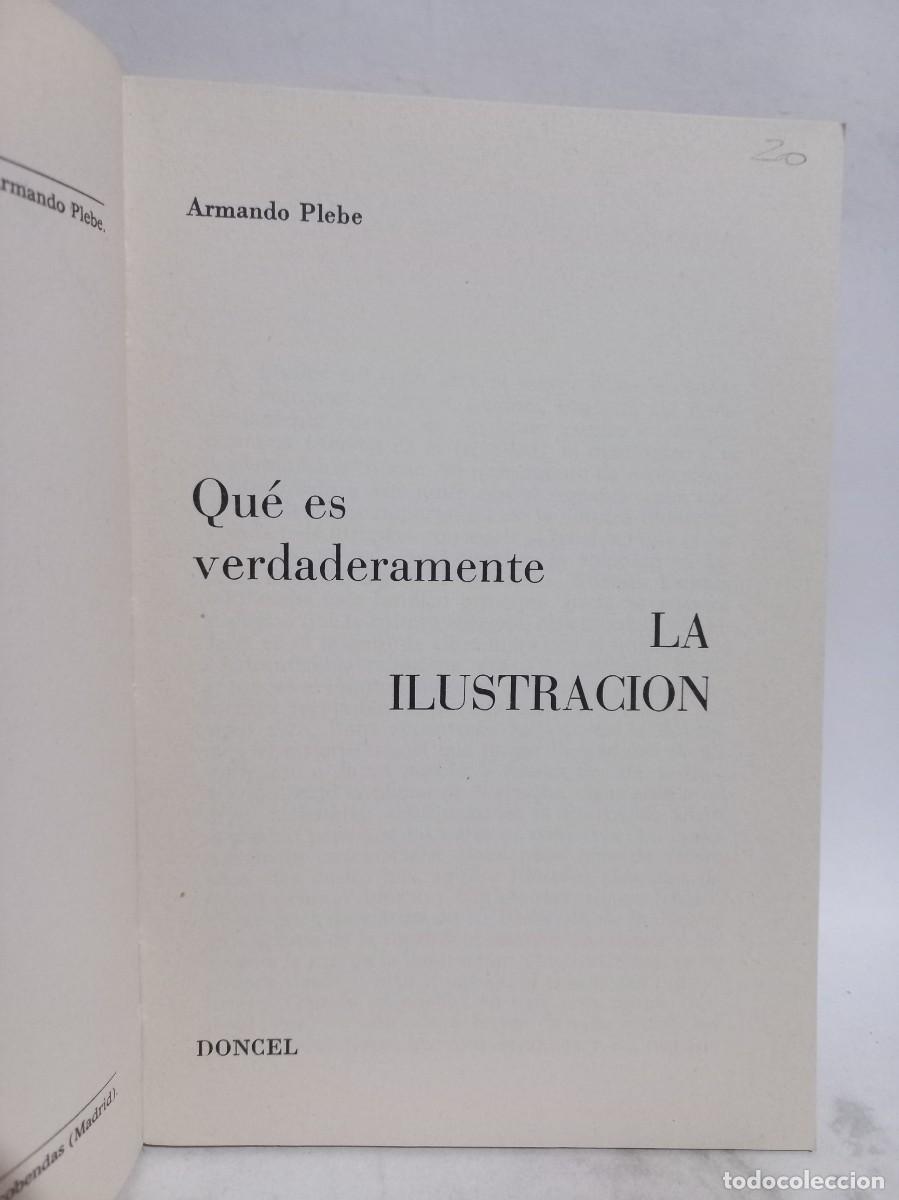 Libros de segunda mano: Armando Plebe - Qu&eacute; es Verdaderamente la Ilustraci&oacute;n - 1971 - Foto 2