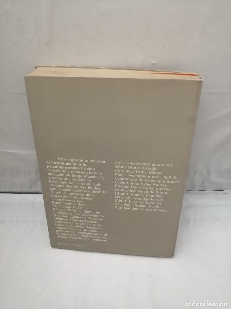Libros de segunda mano: Introducci&oacute;n a la psicolog&iacute;a social (Primera edici&oacute;n) - Foto 2
