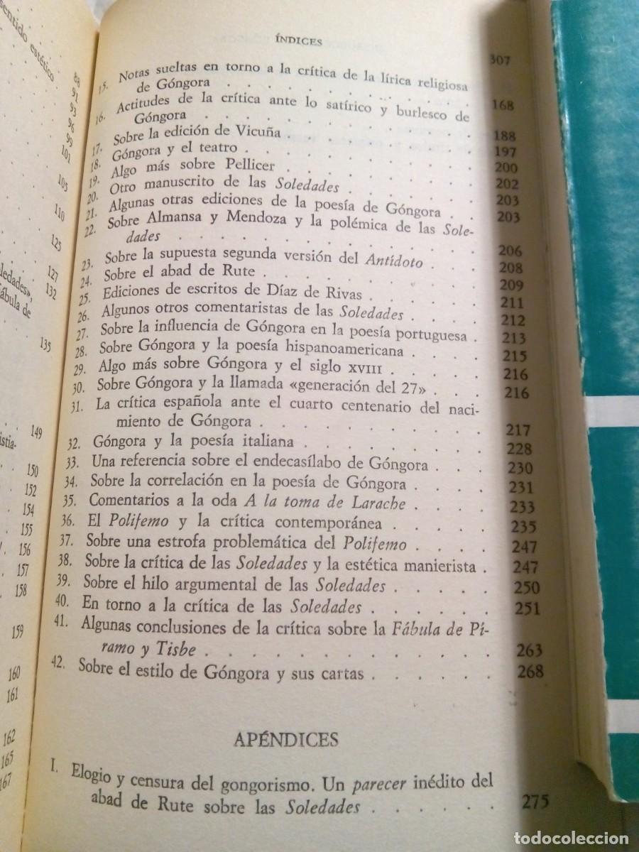 Libros de segunda mano: INTRODUCCI&Oacute;N A G&Oacute;NGORA / EMILIO OROZCO - Foto 7