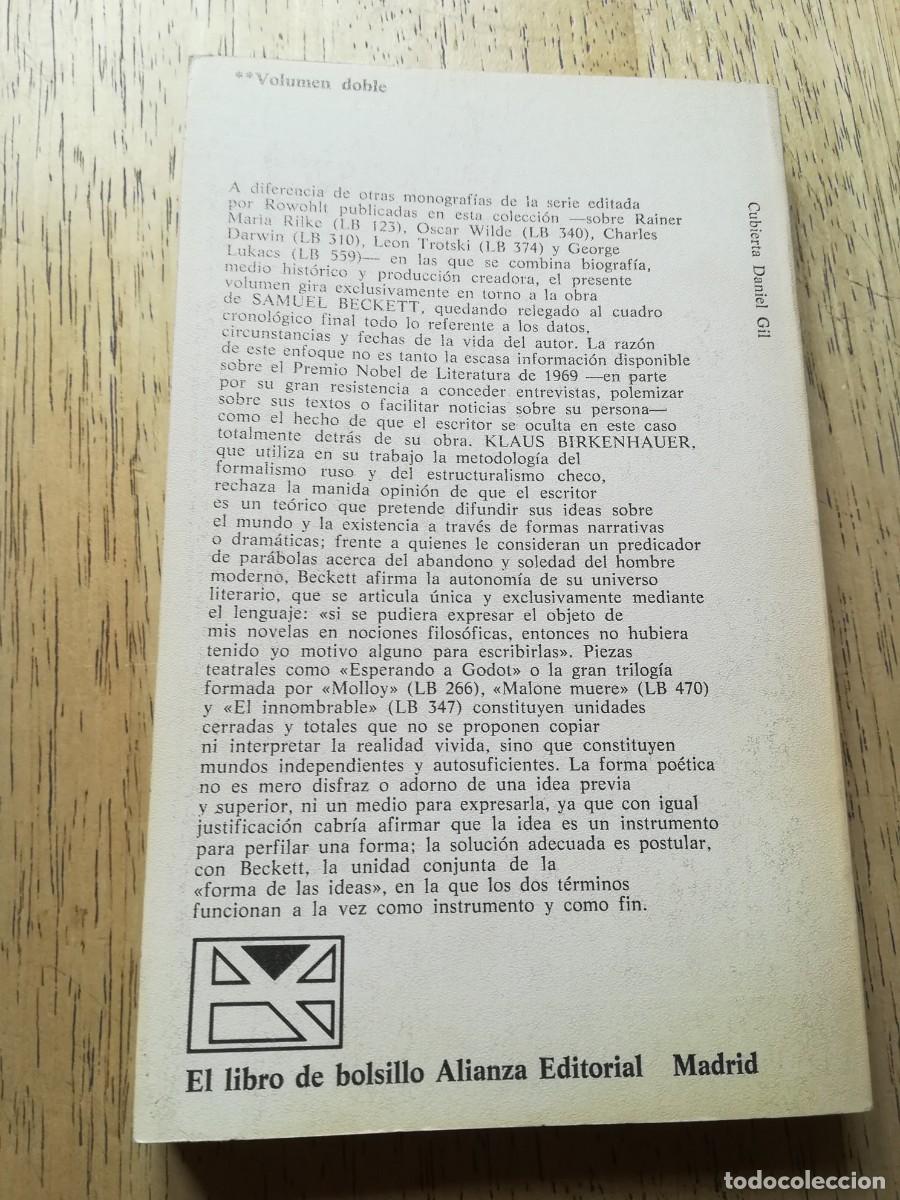 Libros de segunda mano: Samuel Beckett. Klaus Birkenhauer - Foto 2