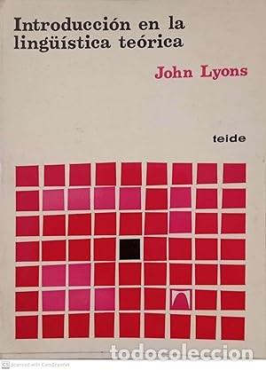 Libros de segunda mano: Introducci&oacute;n a la ling&uuml;&iacute;stica te&oacute;rica. John Lyons - Foto 1