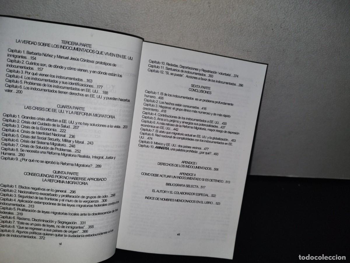 Libros de segunda mano: 89- SISTEMA MIGRATORIO ROTO EN E.E. U.U. EL CALVARIO DE LOS INMIGRANTES SIN DOCUMENTOS - Foto 7