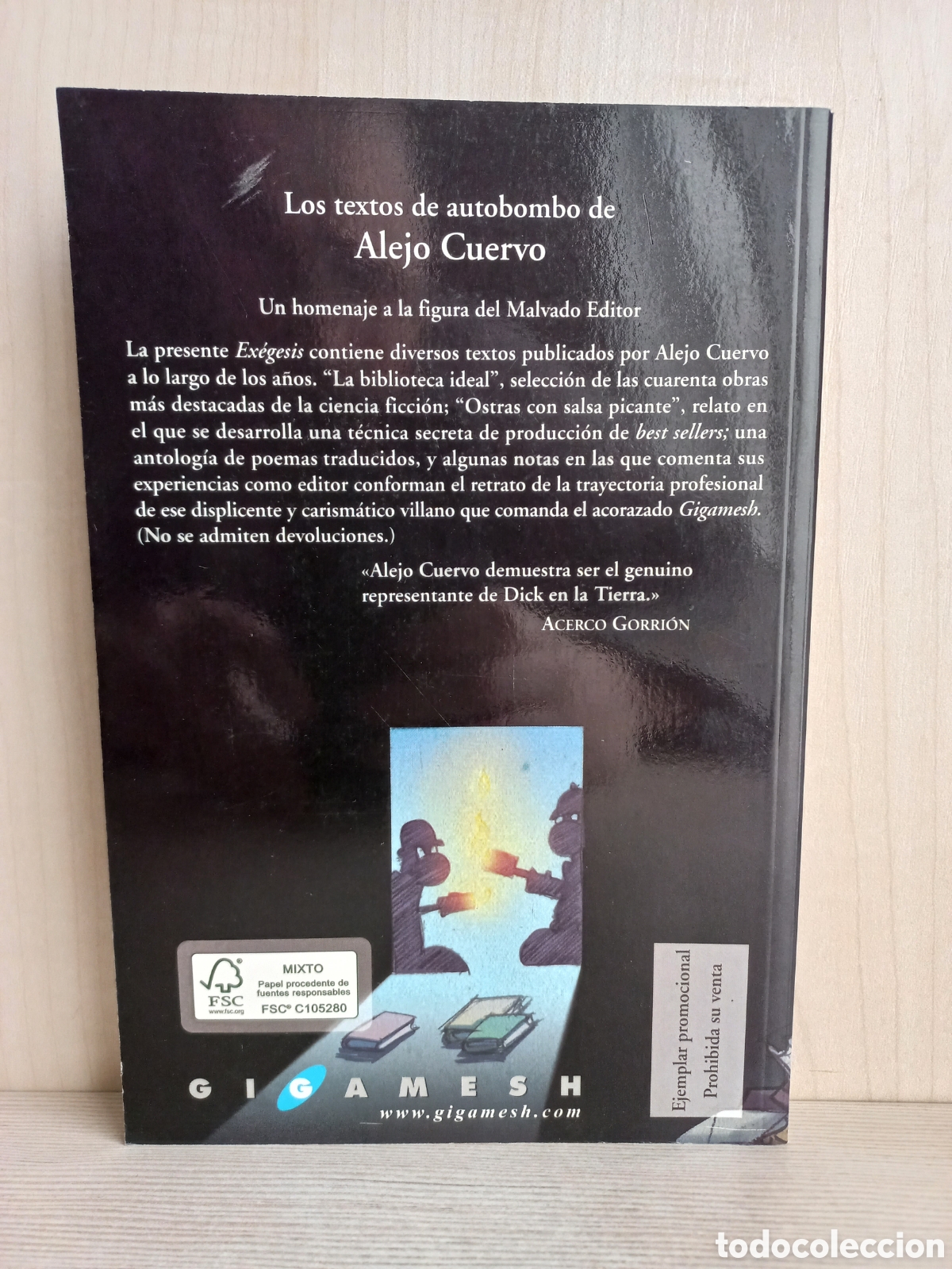 Libros de segunda mano: Ex&eacute;gesis. Alejo Cuervo. Gigamesh, primera edici&oacute;n, 2014. - Foto 3