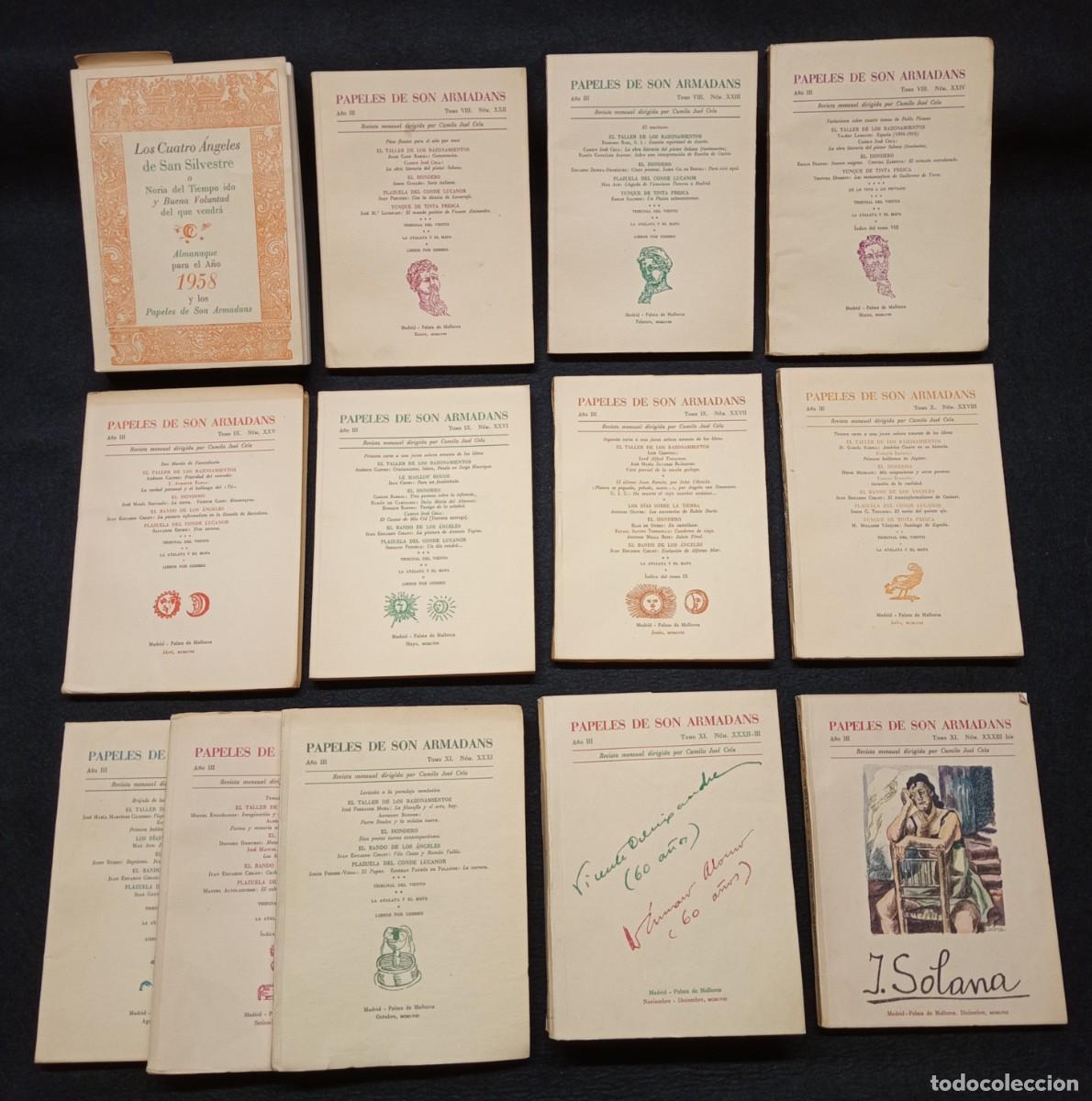Libros de segunda mano: Papeles de Son Armadans. A&ntilde;o 1958 completo. - Foto 2