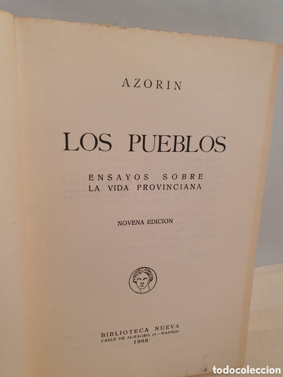Libros de segunda mano: LOS PUEBLOS. AZORIN. 9&deg; EDICION. 1966. - Foto 2