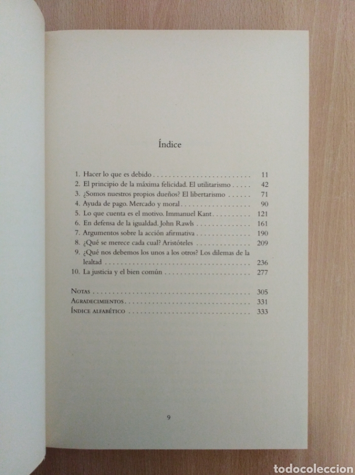 Libros de segunda mano: JUSTICIA. Michael J. Sandel - Foto 4