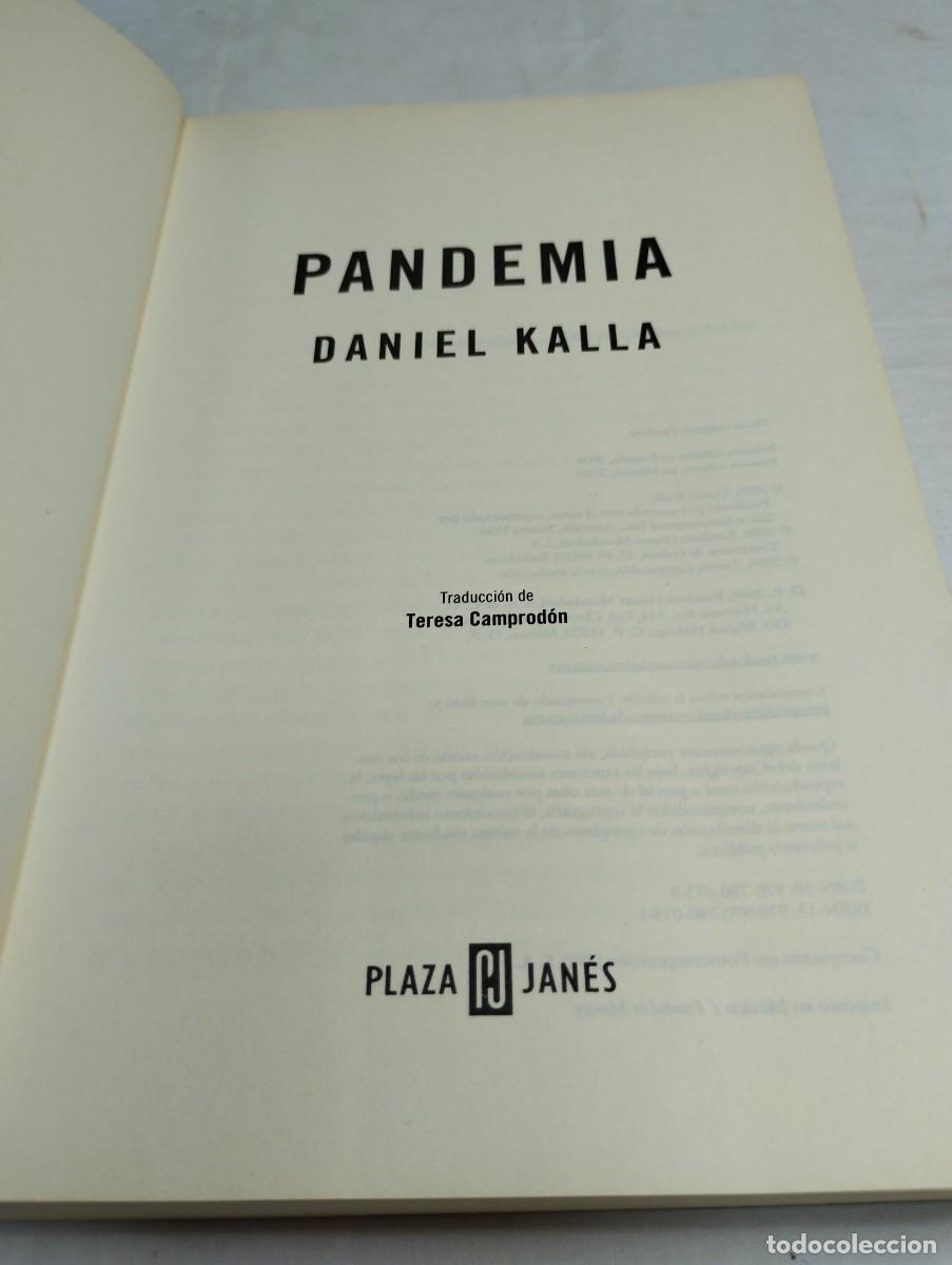 Libros de segunda mano: Pandemia. Daniel Kalla, 2000 - Foto 2