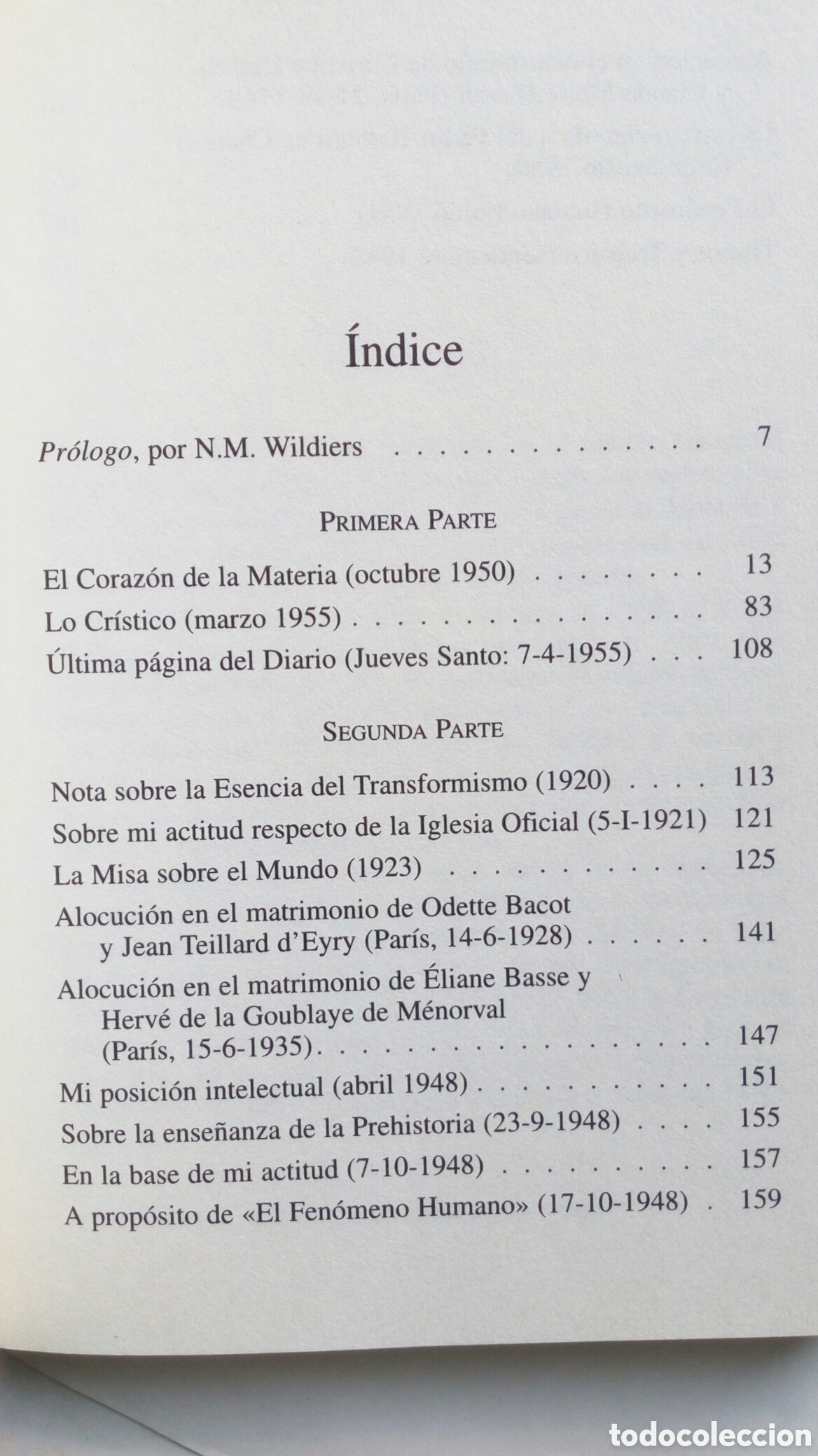 Libros de segunda mano: El coraz&oacute;n de la materia. Pierre Teilhard de Chardin. - Foto 3