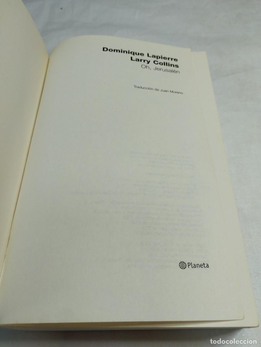 Libros de segunda mano: Oh, Jerusal&eacute;n. Dominique Lapierre y Larry Collins, 1971 - Foto 2