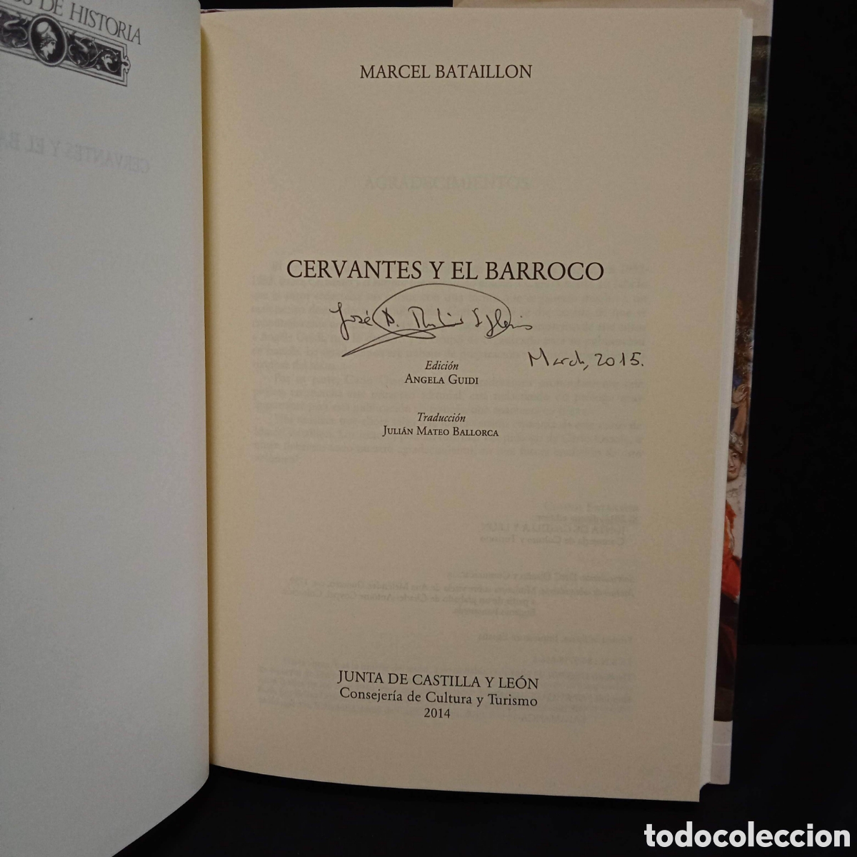 Libros de segunda mano: CERVANTES Y EL BARROCO - MARCEL BATAILLON - JUNTA CASTILLA LE&Oacute;N 2014 #8188 - Foto 3