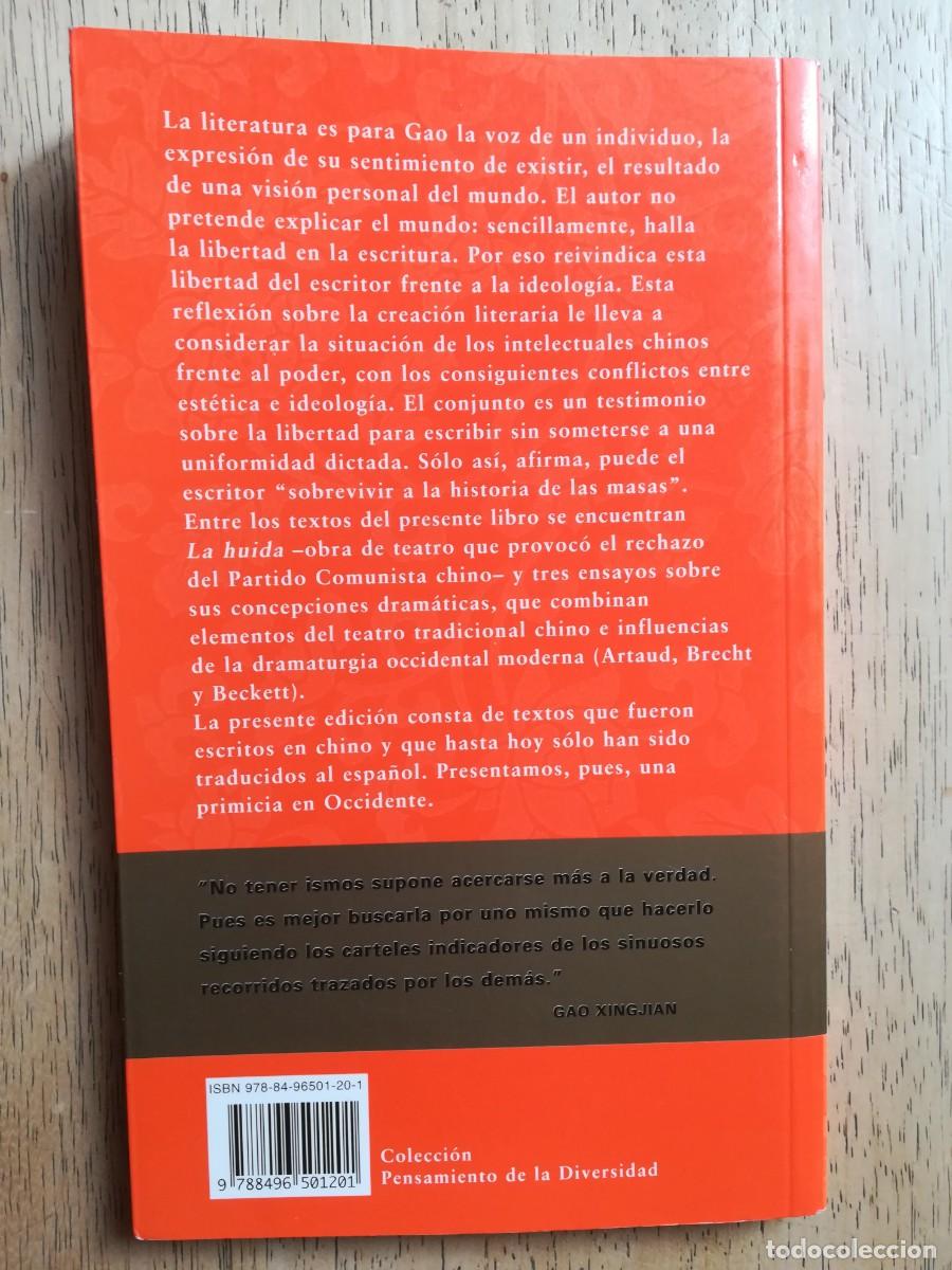 Libros de segunda mano: Contra los ismos. Gao Xingjian - Foto 2