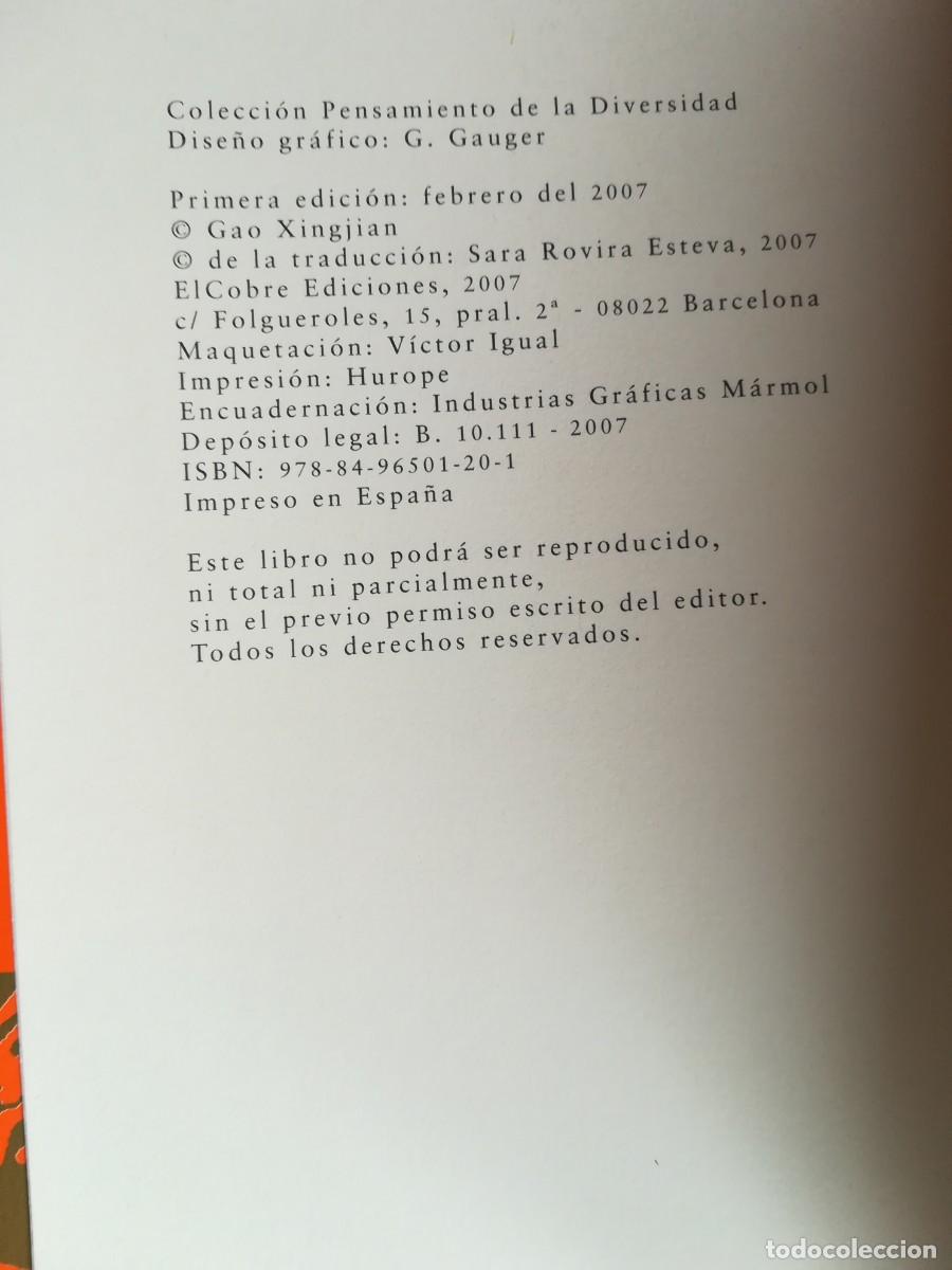 Libros de segunda mano: Contra los ismos. Gao Xingjian - Foto 3