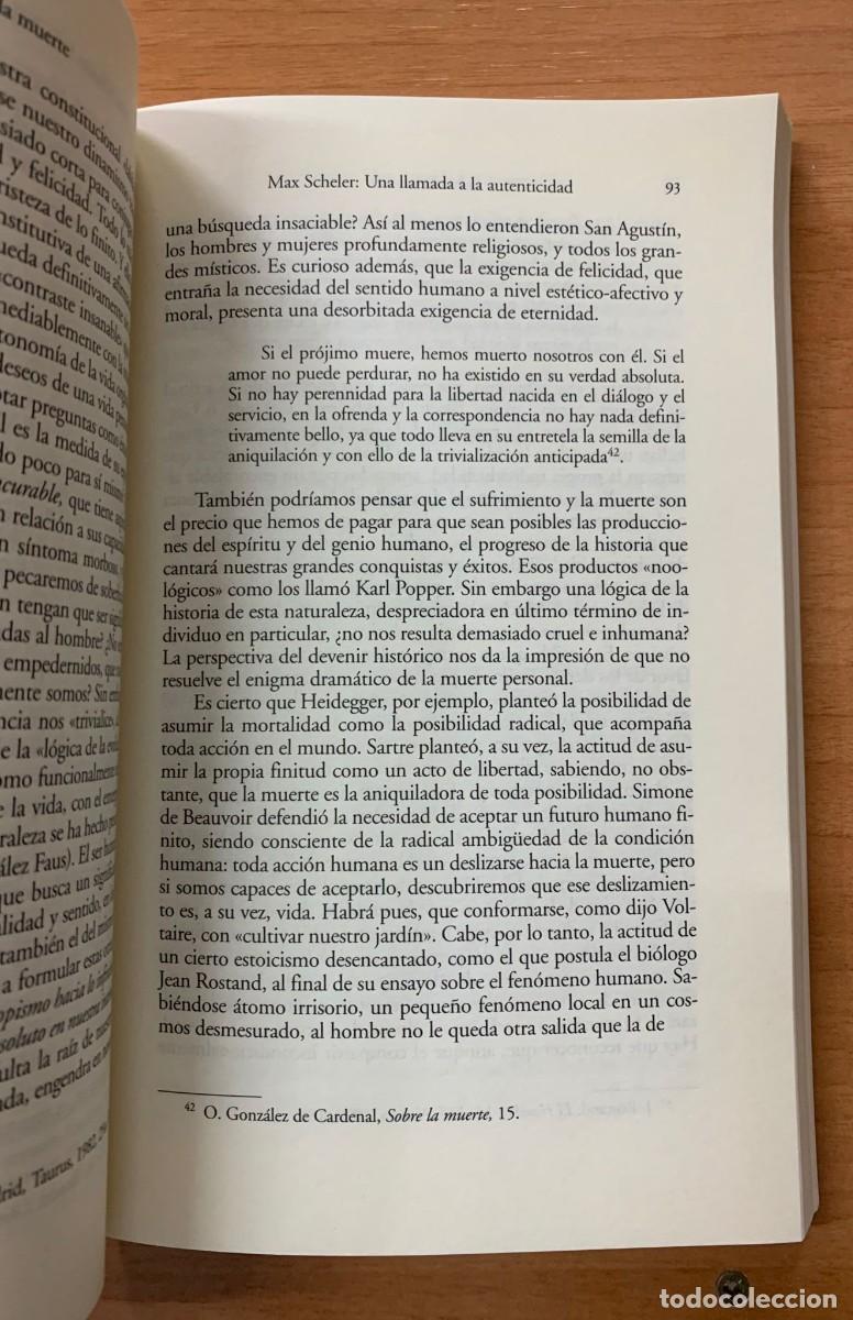 Libros de segunda mano: Sobre la muerte, de Manuel Ballester y Enrique Ujald&oacute;n - Foto 3
