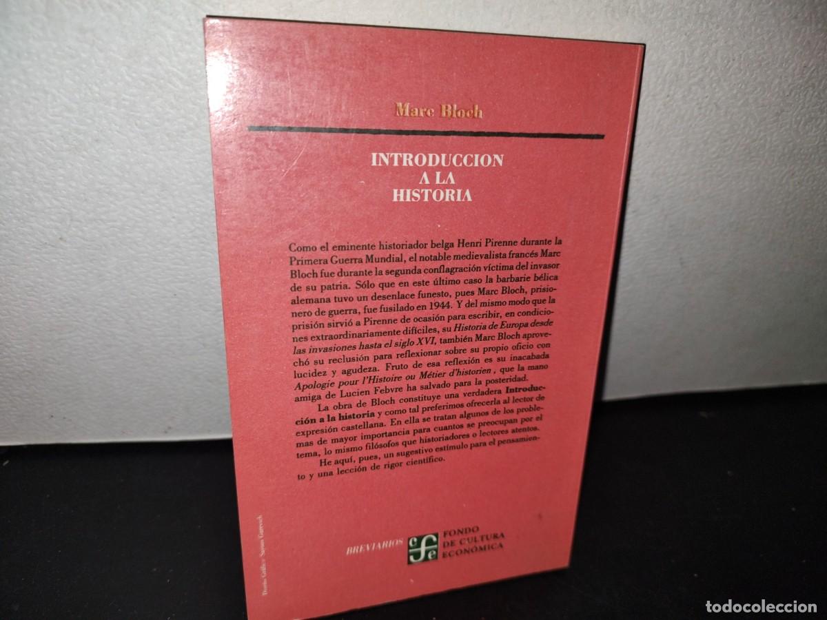Libros de segunda mano: 91- INTRODUCCI&Oacute;N A LA HISTORIA - MARC BLOCH - 1990 - Foto 3