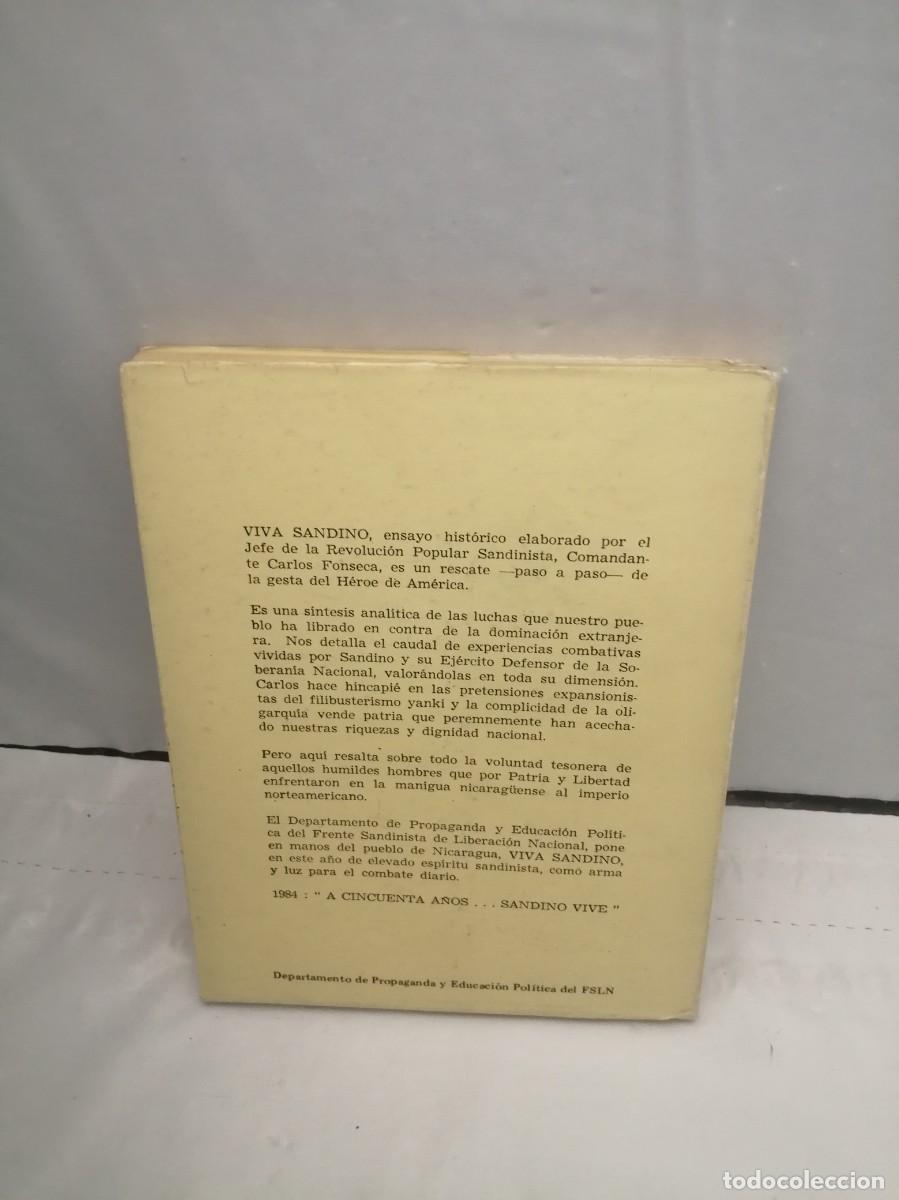Libros de segunda mano: Viva Sandino - Foto 2