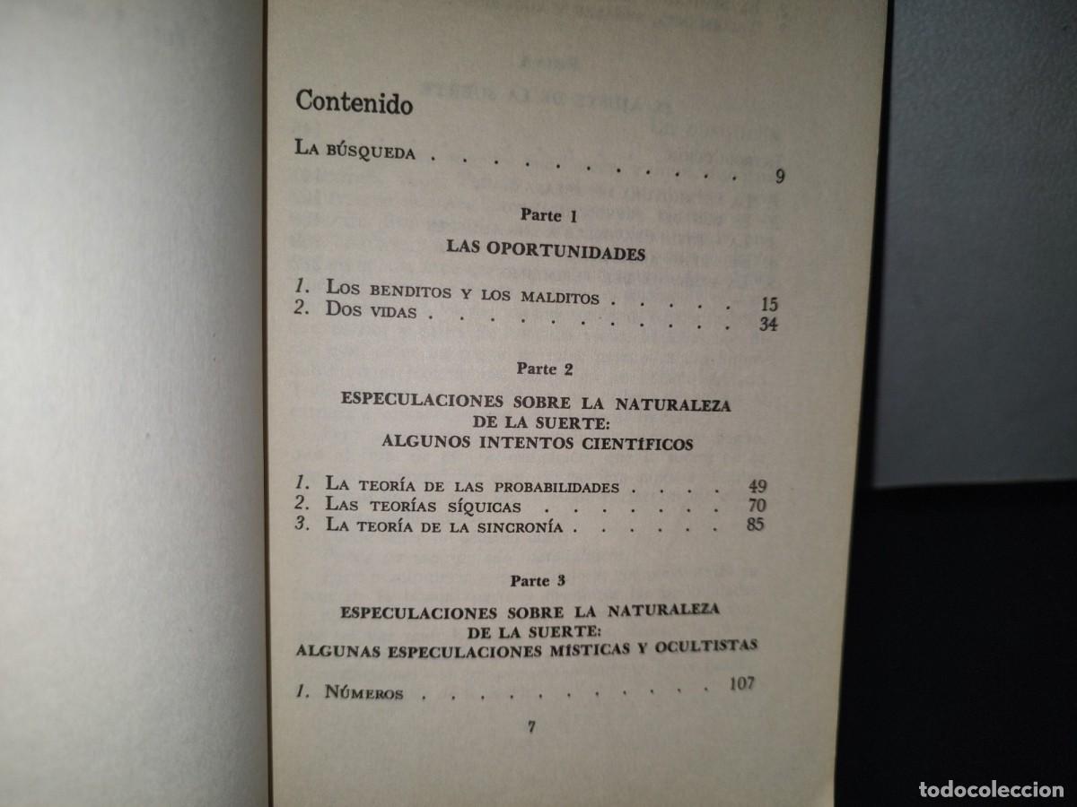 Libros de segunda mano: 80- EL FACTOR SUERTE - MAX GUNTHER - 1981 - Foto 6