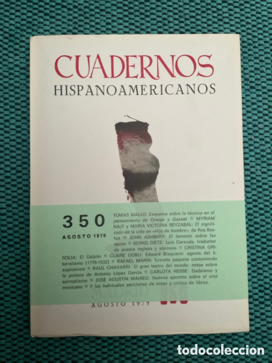 Libros de segunda mano: CUADERNOS HISPANOAMERICANOS N&ordm; 350. Agosto 1979. - Foto 1
