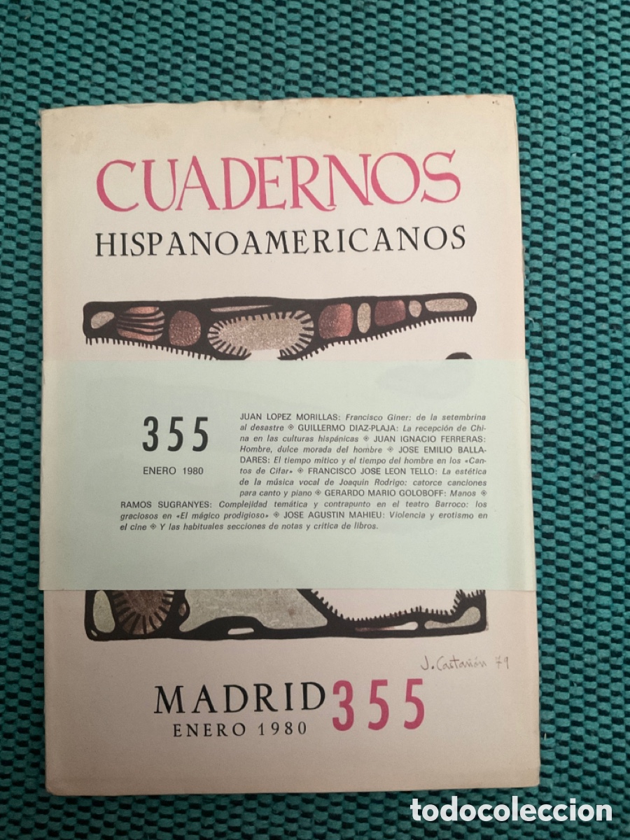 CUADERNOS HISPANOAMERICANOS 355 - Enero 1980 - VV. AA