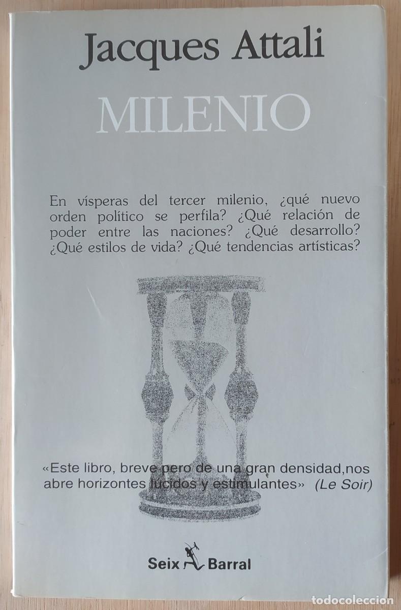 Libros de segunda mano: Milenio/Jacques Attali - Seix Barral - Foto 1