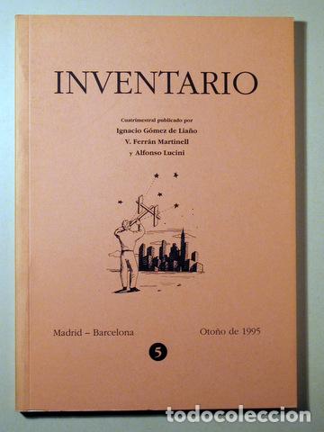 Libros de segunda mano: INVENTARIO 5 - Madrid/Barcelona 1995 - Foto 1