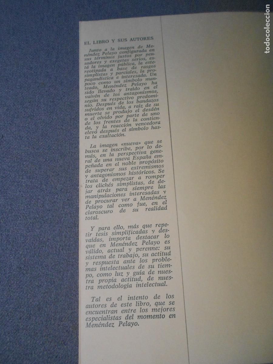 Libros de segunda mano: MENENDEZ PELAYO - Foto 2