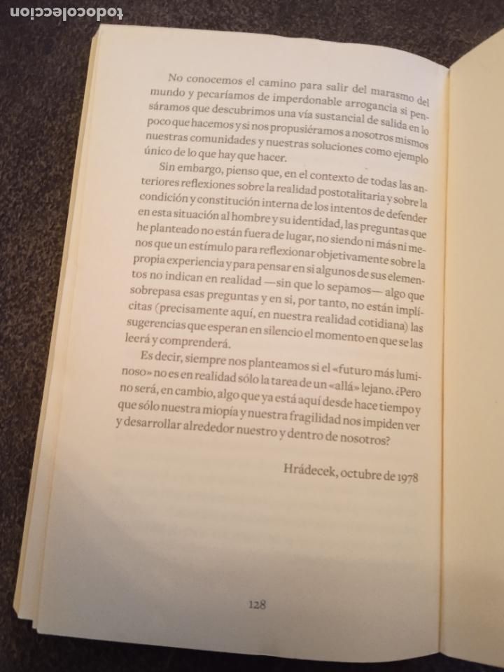 Libros de segunda mano: EL PODER DE LOS SIN PODER. VACLAV HAVEL. LITERATURA PROHIBIDA. - Foto 4