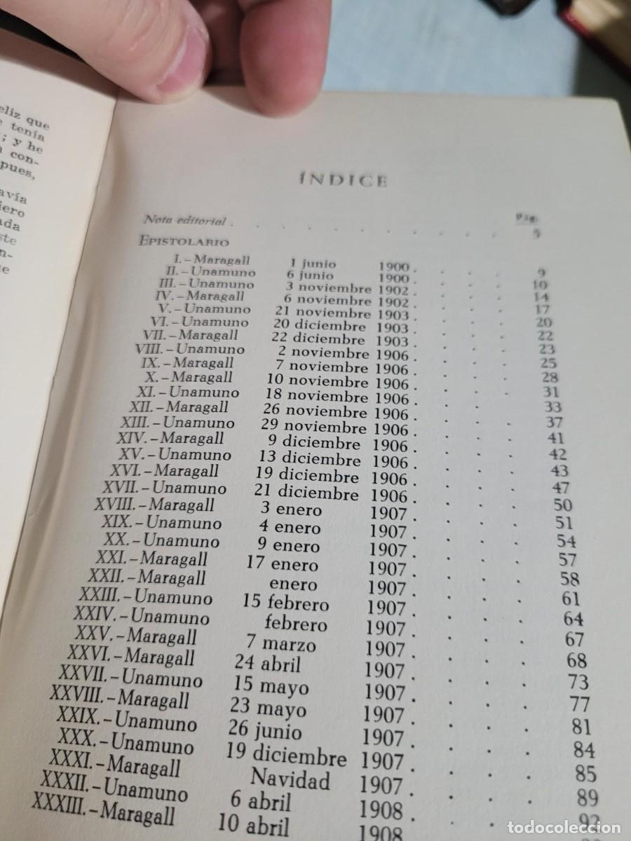 Libros de segunda mano: UNAMUNO Y MARAGALL EPISTOLARIO - Foto 4