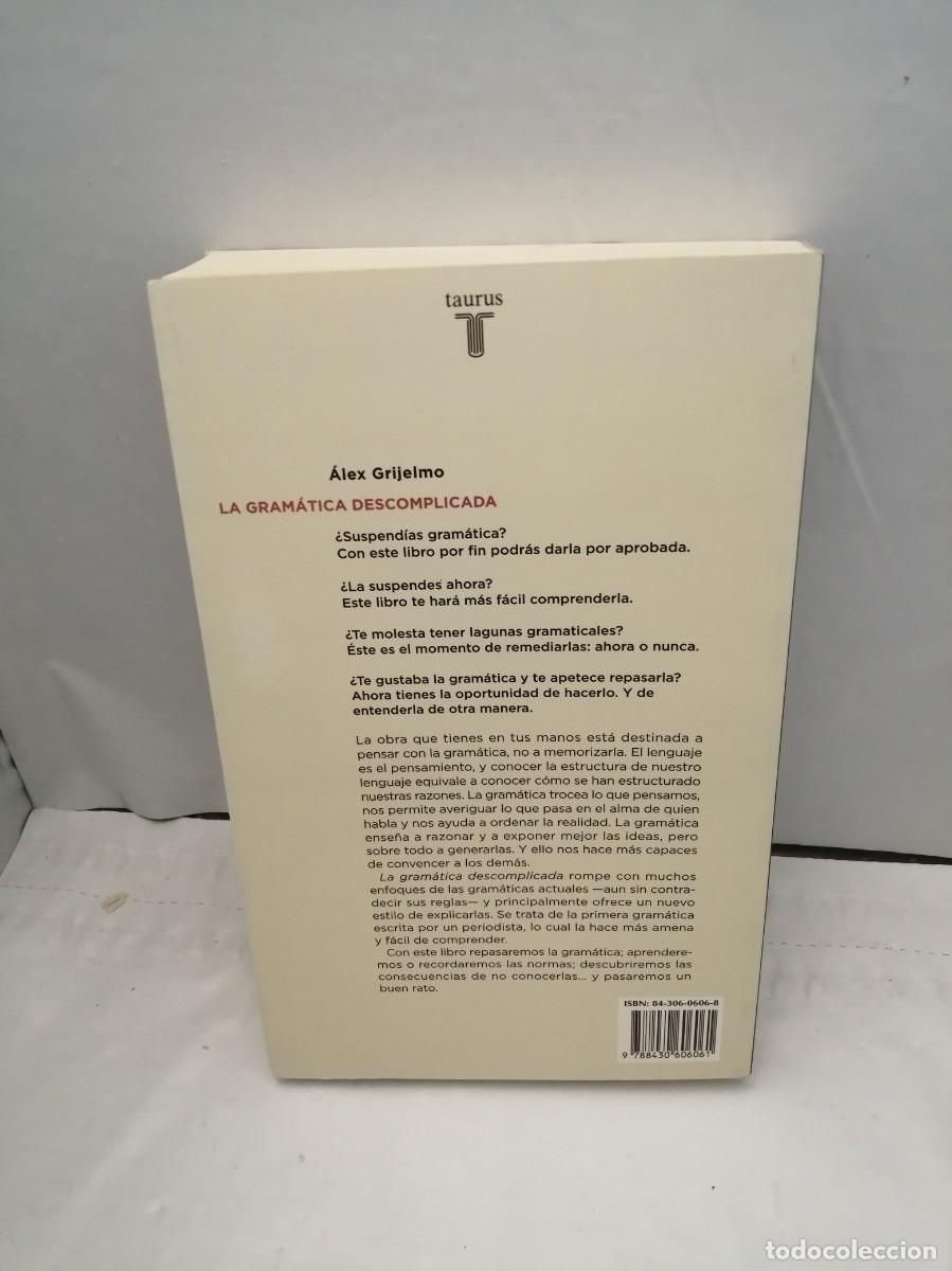Libros de segunda mano: La gram&aacute;tica descomplicada (Primera edici&oacute;n) - Foto 2