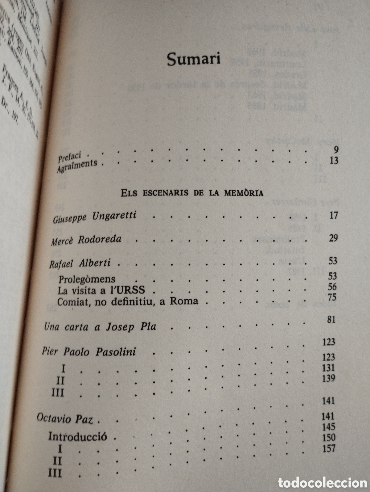 Libros de segunda mano: ELS ESCENARIS DE LA MEM&Ograve;RIA (J.M. CASTELLET) - Foto 3